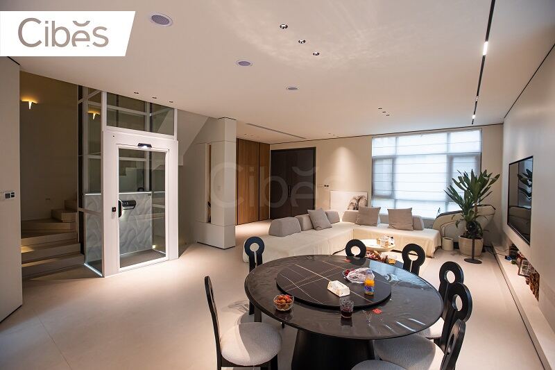 CIBES新盛娱乐家用别墅电梯案例赏析