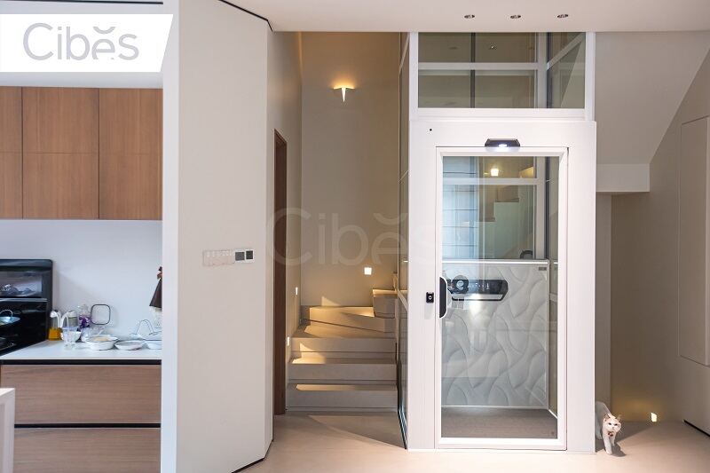 CIBES新盛娱乐家用别墅电梯案例赏析