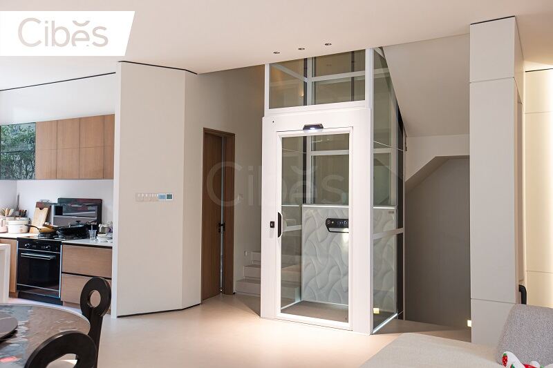 CIBES新盛娱乐家用别墅电梯案例赏析